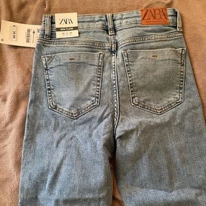 Zara slim flare light blue jeans NEW WITH TAGS
